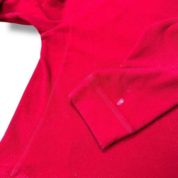 VTG Y2K Old Navy Skate Polar Fleece Boulder Snowboards Hoodie Sweatshirt Red XL - Picture 7 of 9